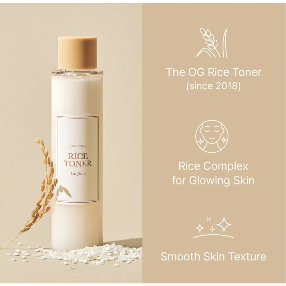 I'M FROM Rice Toner, 1.01 OZ (MINI) / NEW IN BOX